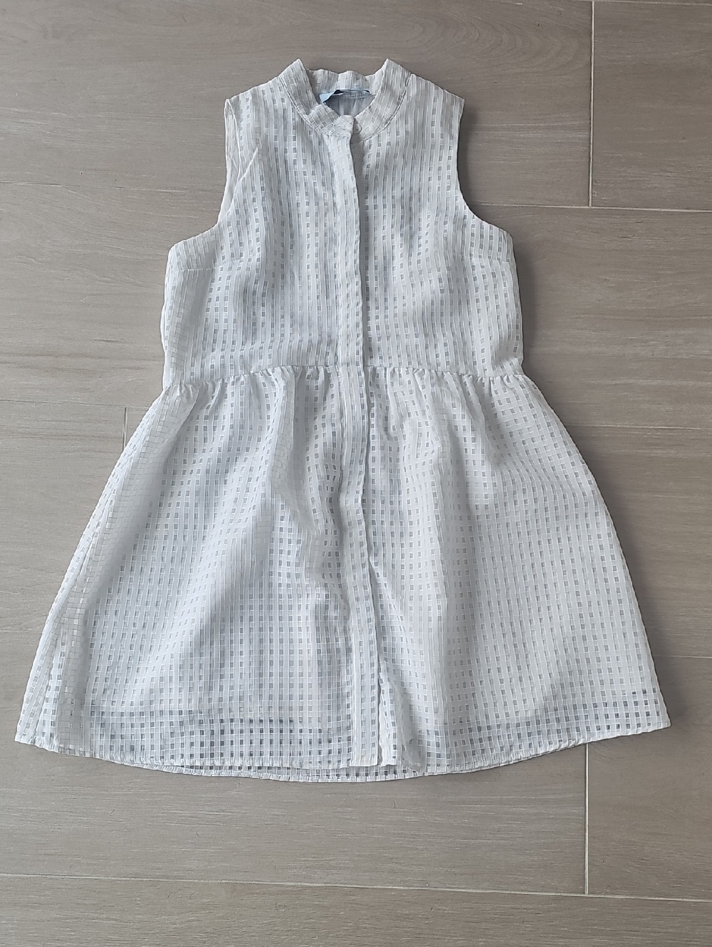 Tuckernuck White Eyelet Sleeveless Mini Dress